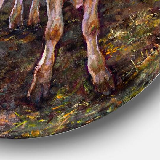 Designart - Two Cows In The Stable
